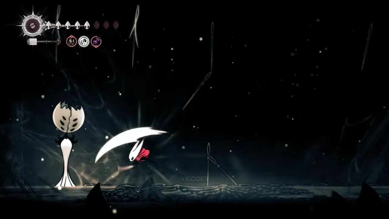 Hollow Knight Silksong APK Android - Exploration de la zone Enclave Canonhall avec une architecture époustouflante